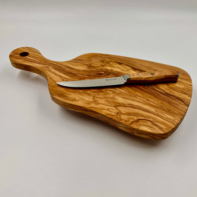 Planche à découper en bois d'olivier (sans couteau)